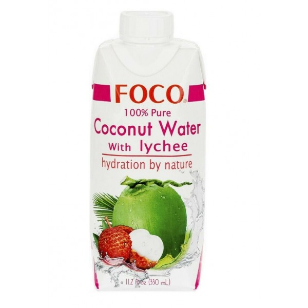 Foco кокосовая вода личи, 330мл